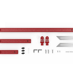 ENJOYWOOD LTG-002 Stair Tread Template Tool Solid Stair Tread Gauge Shelf Layout Tool Stair Tread Measuring Tool Compatible with Many Types of Layout Projects