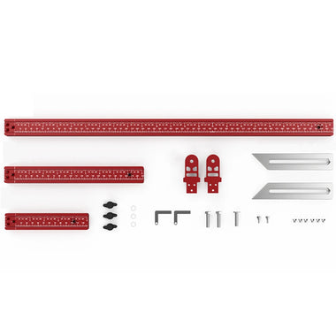 ENJOYWOOD LTG-002 Stair Tread Template Tool Solid Stair Tread Gauge Shelf Layout Tool Stair Tread Measuring Tool Compatible with Many Types of Layout Projects