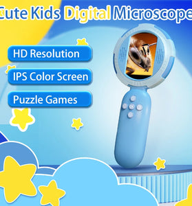 HM020C Handheld Digital Microscope HD IPS 2.0 Screen 8 LED Adjustable Lights Type-C Interface Automatic White Balance and Exposure Multilingual Support