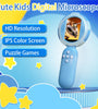 HM020C Handheld Digital Microscope HD IPS 2.0 Screen 8 LED Adjustable Lights Type-C Interface Automatic White Balance and Exposure Multilingual Support