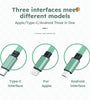 3A 3-in-1 USB-A to iP/Micro/Type-C Retractable USB Cable Fast Charging Copper Core Line 1M Long for iPhone 16 Pro 15 14 13 Pro Max for Samsung Galaxy Z Flip6 for Xiaomi MIX Fold4 for Huawei Mate XT