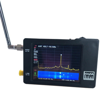 TinySA Handheld Spectrum Analyzer 2.8 Inch Touchscreen 100kHz to 960MHz Frequency Range RF Signal Generator Portable USB Powered