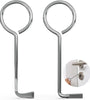 Universal Polished Metal Door Lock Picks Set 2pcs Touch Remote Control High-Quality Locksmith Tools Lock Picking Set