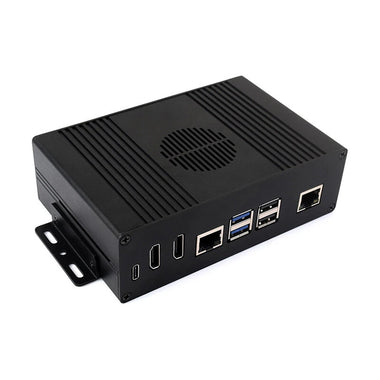 All-In-One Mini-Computer Kit for Raspberry Pi 5 with PCIe Extending to Gigabit Ethernet 4-Port USB 3.2 Gen1 M.2 Interface for Enhanced Connectivity Expansion