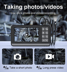 4.3inch IPS Screen 1080P HD Car Repair Endoscope Industrial Endoscope Camera Portable Borescope Pipe Inspection Camera