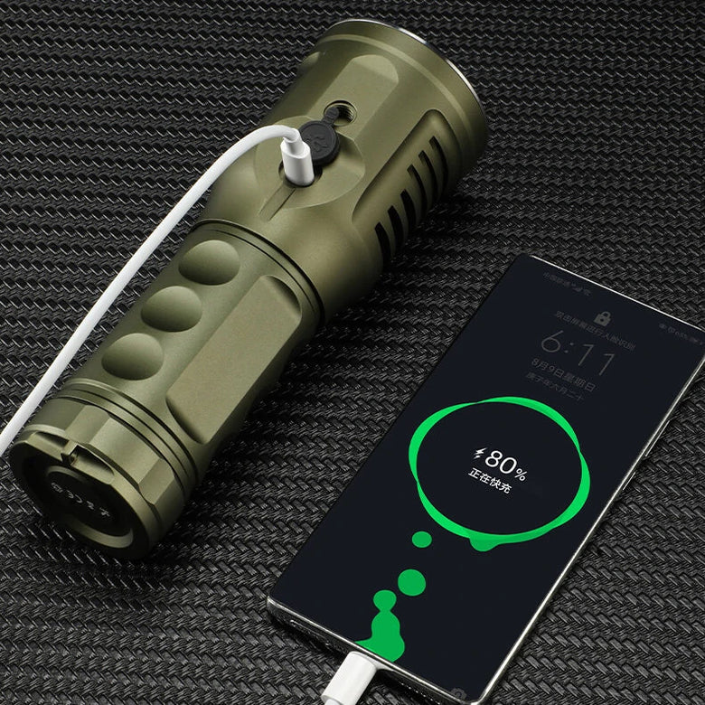 Astrolux EC01X 2.0 6800LM 32000mAh 46950 Battery Long Throw Flashlight Type-C USB Rechargeable Powerful LED Torch High Lumen Strong Light Search Lamp