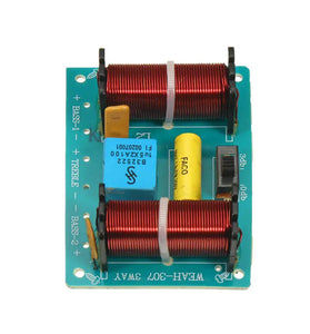 WEAH-307 3 Way Audio Speaker Crossover 100W Filter Treble Mediant Bass Frequency Divider Module