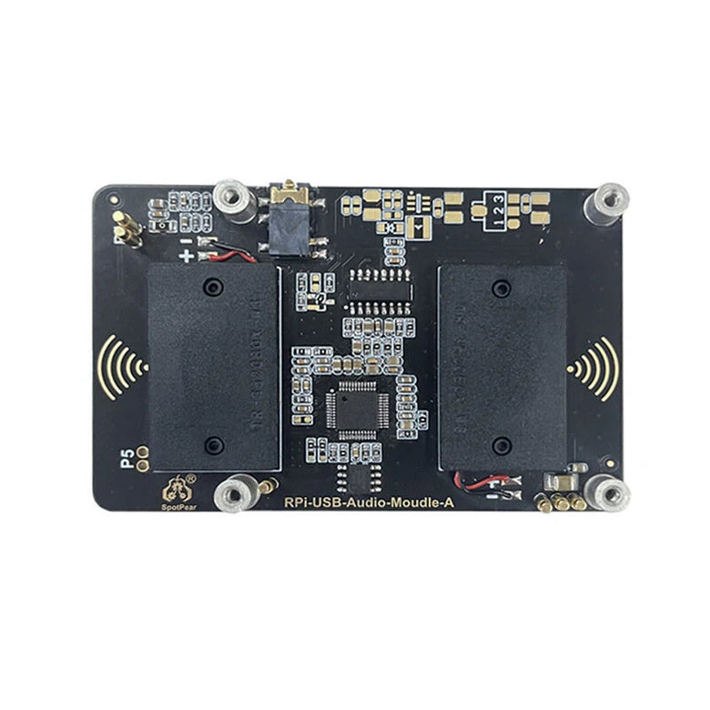 Raspberry Pi 5 USB Audio Driver-free Sound Card Expansion Board Onboard Headphone Port Speaker Suitable for Pi4B