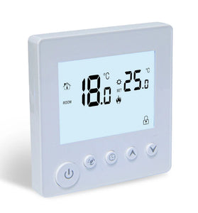 KC01 Water Electric Floor Heating Wall-mounted Thermostat AC90V-240V High Power 3A 16A 25A Temperature Controller Digital LCD Display for Indoors House Room
