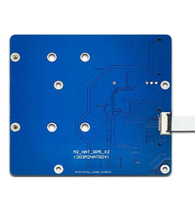 Raspberry Pi 5 PCIe to M.2 Dual NVMe SSD Expansion Board High-Speed Dual SSD 2280 Support NVMe Protocol with LED Indicators