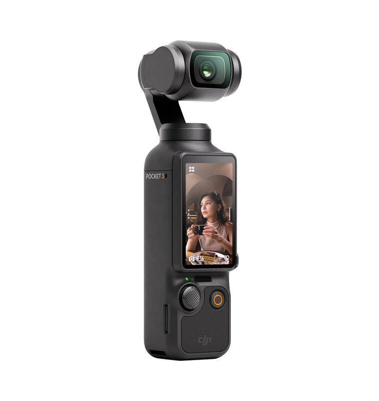DJI OSMO Pocket 3 1 Inch CMOS Handheld Sports Camera 4K 120fps Vlogging Cam with 2 Inch Rotating Screen 3 Axis Gimbal Stabilization Smart Tracking 6.0 HLG HDR Supported for YouTube TikTok