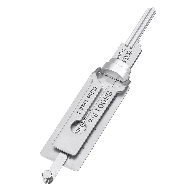 Civil NSN14 Dr/Bt 2 In 1 Car Door Lock Pick Decoder Unlocking Tools Locksmith Tools