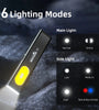 WARSUN T7 470 Lumen Portable Outdoor Rechargeable LED Flashlight Waterproof IP44 Magnetic Grip Multi-Function Work Light