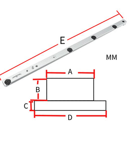HONGDUI Mitre Gauge Fit For Most Bosch Festool Dewalt Support Custom Mitre Gauge