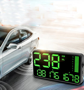 Head Up Display for Car GPS Speedometer Speedometer Digital Display HUD MPH/KMH with Over Speeding Alarm 5.5 Inch