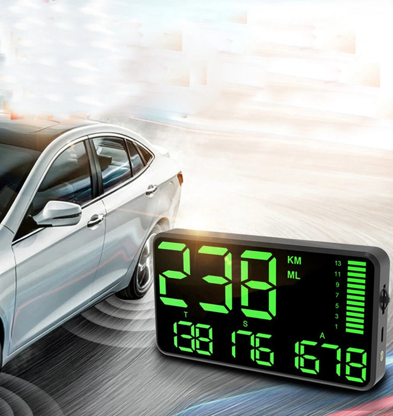 Head Up Display for Car GPS Speedometer Speedometer Digital Display HUD MPH/KMH with Over Speeding Alarm 5.5 Inch