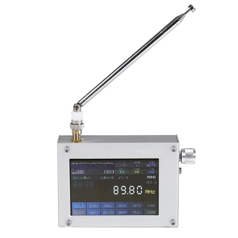 ATS-Decoder Mega SDR Radio AM FM SYNC SSB CW DIGI Receiver Upgraded Version of ATS25 max-Decoder with 4 inch Color Screen