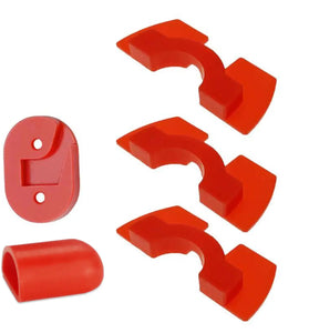 Tail Light Wire Protector + Anti Vibration Shims + kick Stand Cap for M365/M187/Pro Scooter Modified Parts Accessories