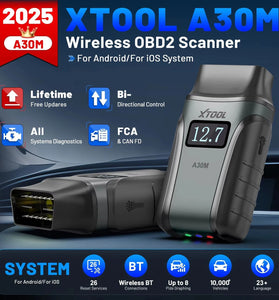 XTOOL Anyscan A30M OBD2 Scanner Diagnostic Tools bluetooth Enhanced With Andriods/IOS 26+ Reset Service Car Code Reader CANFD Protocol Lifetime Free Update
