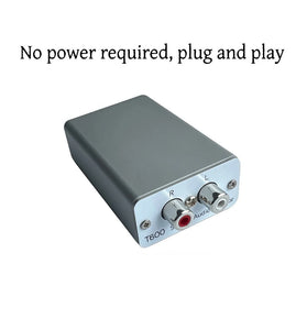 Passive Audio Noise Isolator RCA Stereo Interface Aluminum Alloy Shell Plug and Play Removes Ground Loop Interference Signal Noise Reduction No Power Required Audio Filter Noise Cancelling Device