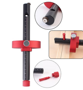 Wheel Marking Gauge Aluminum Alloy Scribe Tool Parallel Line Drawing Mortise Scribing for Woodworking Projects