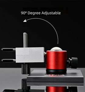 Spherical Rotating Bench Top Vise Metal Base 360 Degree Clamp Adjustable Silicone Protective Sleeves Ideal for Hobby Craft Jewelry Electronics Watch Model