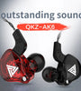 QKZ AK6 3.5mm Wired Earphone Panoramic Stereo Strong Bass Heaset Hi-Res Audio In-ear Headphone