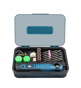 66pcs Electric Cordless Rotary Tool Kit 7.4V Rechargeable 50W 25000RPM Precision Grinding Polishing Cutting Wood Carving Metal