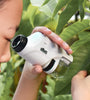 Mini Microscope Handheld LED Light Portable Microscope 60X-120X Magnification Educational Science Toy for Exploration and Learning