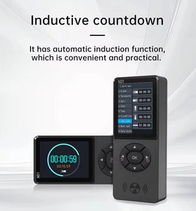 ALIENTEK ND1 Geiger Counter Nuclear Radiation Tester Beta Gamma X Ray Portable Rechargeable 1000mAh Battery LCD Display Sound Vibration Alerts Lightweight Safety Monitoring