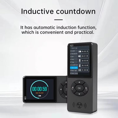 ALIENTEK ND1 Geiger Counter Nuclear Radiation Tester Beta Gamma X Ray Portable Rechargeable 1000mAh Battery LCD Display Sound Vibration Alerts Lightweight Safety Monitoring