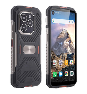 UNIWA F915 6.28 inch 4GB RAM 64GB ROM Android 16.0 NFC 5300mAh Dual SIM Card Face/Fingerprint Unlock IP68 Waterproof Unisoc T310 Quad Core 4G Rugged Smartphone