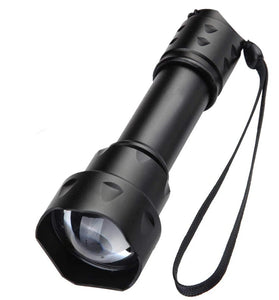 T20 LED Tactical Flashlight Infrared IR 850nm/940nm Night Vision Zoomable Torch with 18650 Battery IPX6 Waterproof Lantern