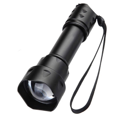 T20 LED Tactical Flashlight Infrared IR 850nm/940nm Night Vision Zoomable Torch with 18650 Battery IPX6 Waterproof Lantern