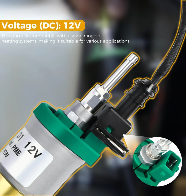 12V Diesel Heater Fuel Pump Quieter Parking Heater Replacement Part For All Diesel Heater