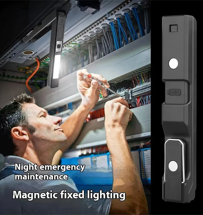BIKIGHT Magnetic Work Light Rechargeable LED Inspection Pen Strong Magnetism Inspection Light LED Work Light