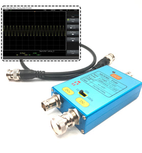 10M Bandwidth Oscilloscope Differential Probe Signal Amplifier For Weak Electrical Signal Measurement With Metal Shell