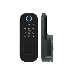 R5 Tuya Smart WiFi Lock Fingerprint APP Password IC Card Key Unlock Electronic Door Lock for Home Safety