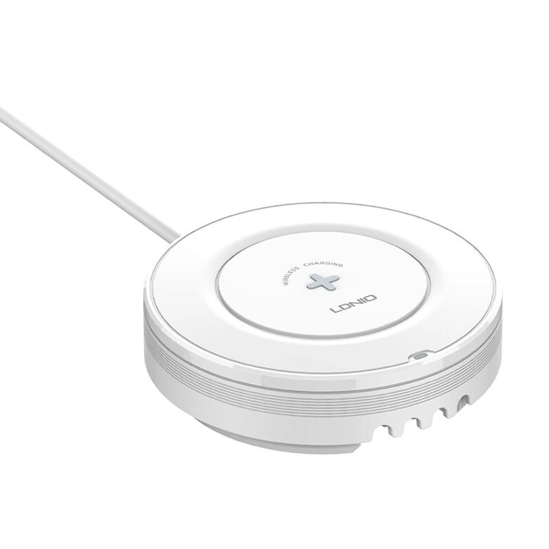 LDNIO AW003 32W 5-in-1 Desktop Wireless Charger Charging Station with 4-Port PD/QC3.0 Fast Charger and Wireless Charger Pad EU Plug/US Plug for iPhone 16 16 Pro 15 14 13 Pro Max for iPad Pro for MacBook Pro for Airpods