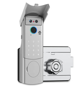 TUYA Smart Lock Wi-Fi 6 Unlock Methods Automatic Face Fingerprint Password Card Key App Control 1800mAh Battery