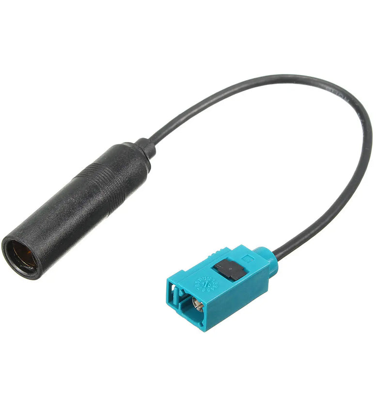 Car Radio Antenna Stereo Adaptor Connector Cable Head Fakra To Female Din For VW