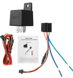 iMars Enusic CJ730 ACC Testing Relay GPS Tracker Real Time GSM Locator Hide Anti-theft APP Cut off Fuel Power System Function Global Version