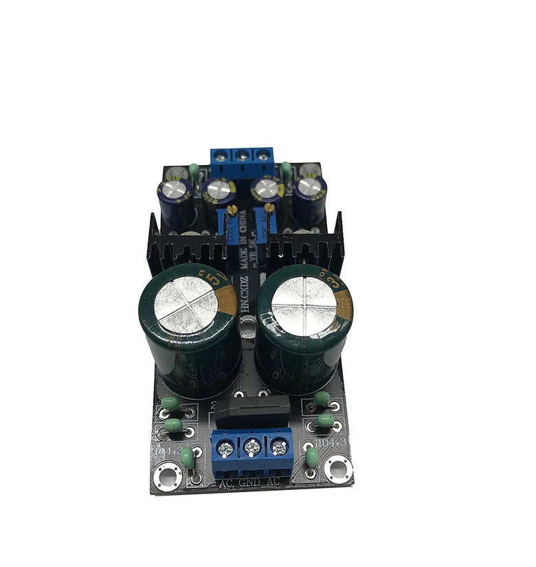 LM317+LM337 DC Adjustable Power Supply Board Regulated Power Supply Module AC10-24V Positive and Negative Adjustable Regulated Module Board