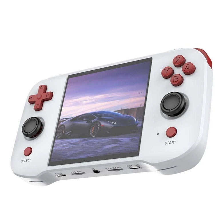 R46S 4.0inch IPS Screen Retro Handheld Game Console Linux System RK3566 Quad-core 4000mAh Battery Support 2.4G WiFi+bluetooth-Compatible Built-in 15000+ Games Portable Handheld Video Player Supports HD Output