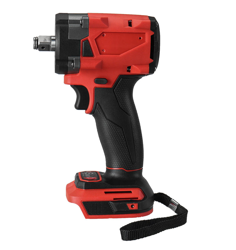 Cordless Electric Wrench 2000N.M High Torque Brushless Motor LED Work Light Adapted to 18V Battery Stepless Speed Change Heavy Duty