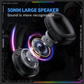 ONIKUMA X33 RGB Gaming Headset Wired Earphone 50mm Large Driver Unit Virtual Surround Sound Adaptive Headband Ergonomics USB E-sports Gamer Headphones with Omnidirectional HD Microphone