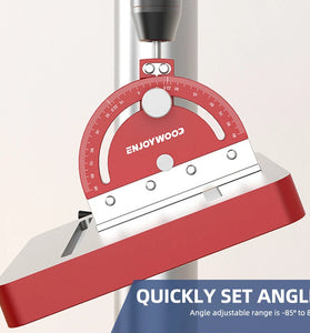 ENJOYWOOD Adjustable Multi-angle Precision Drill Press Protractor Square Guide for Drill Press Table
