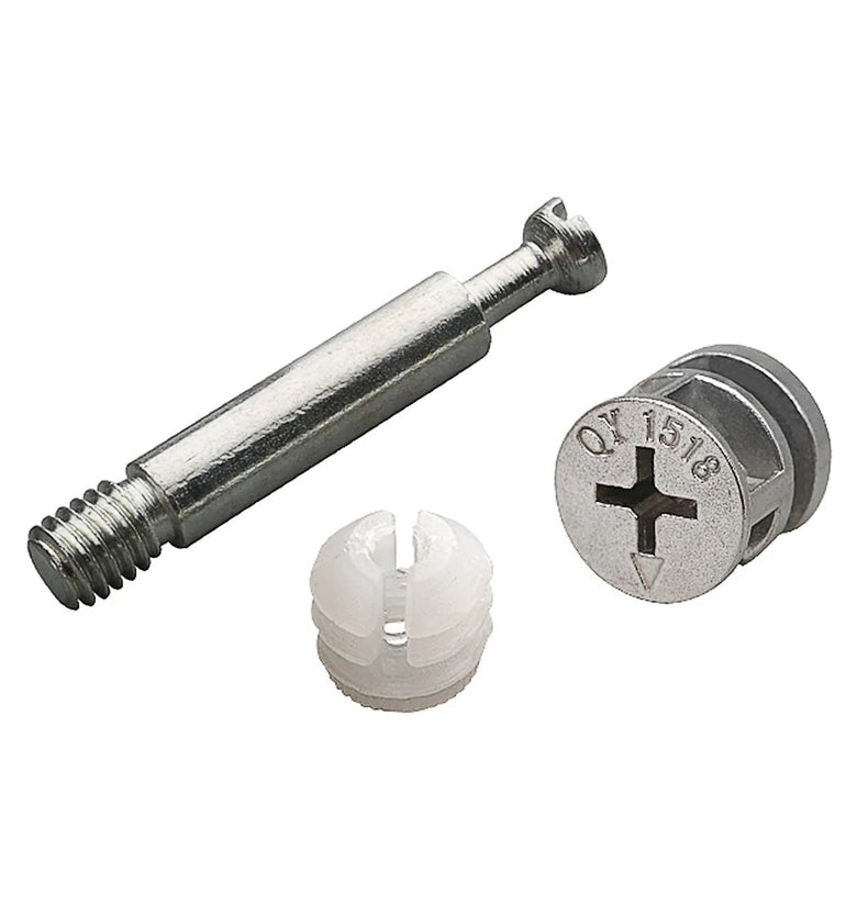 20PCS Three-in-One Woodworking Connectors for Locking Fastening Punching for 15-18mm or 18-21mm Board