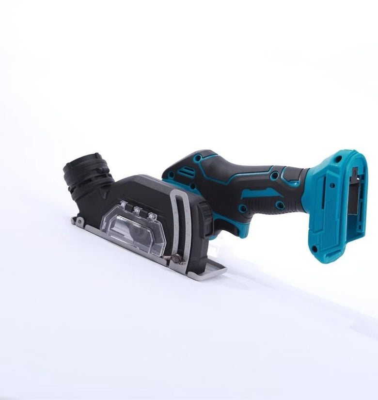 Cordless Brushless Mini Circular Saw 18V 76mm Electric Cutting Tool for Metal Wood Plastic Pipes Tiles with 2 Blades and Guards