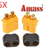 5 Pair Amass XT60+ Plug Connector With Sheath Housing Male & Female